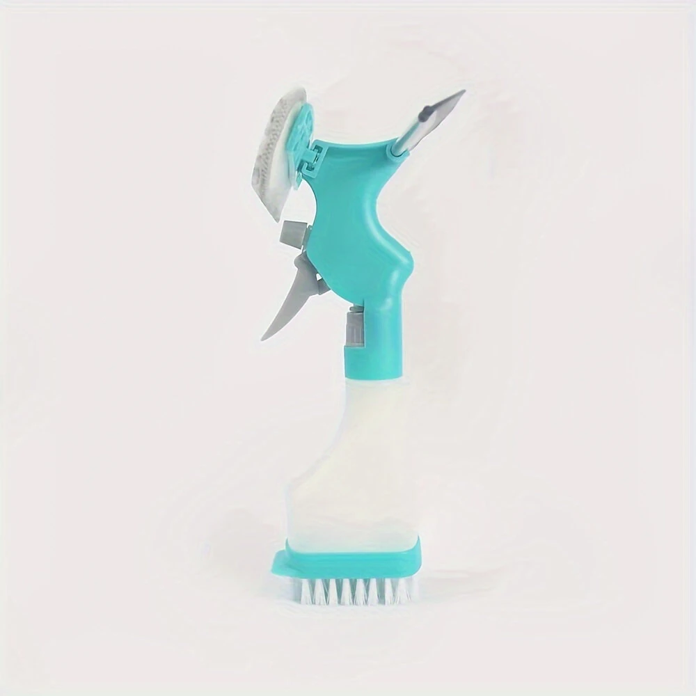 (image for) 4-in-1 Home Glass Cleaning Brush Glass Cleaning Brush Multi-function Window Cleaner Creative Household Cleaning Tools Suitable for Bathroom Mirror Window Glass Tile