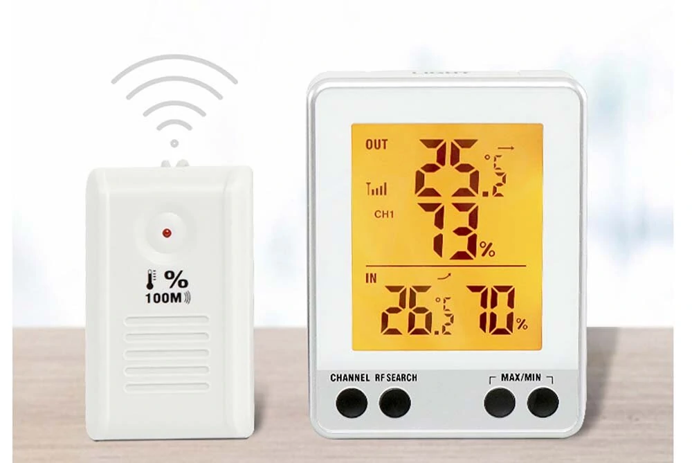 (image for) Digital Electronic Temperature Humidity Meter Thermometer Hygrometer Backlight LCD Display