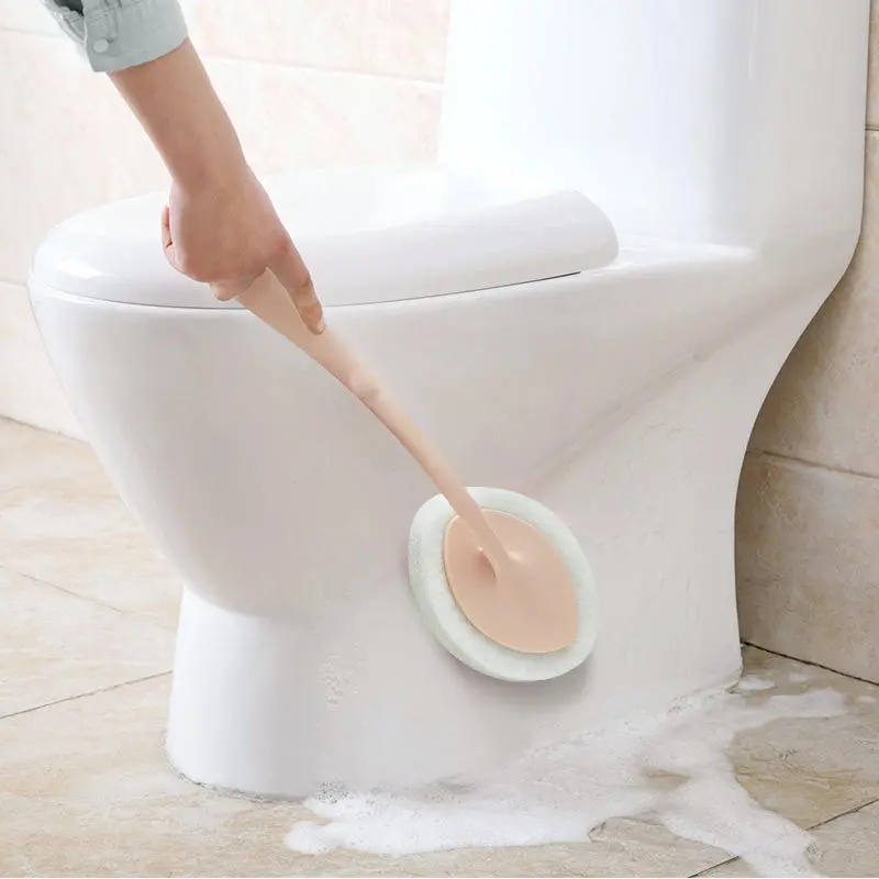 (image for) Honana Home Multifunctional Long Handle Dismountable Hook and Loop Design Sponge Cleaning Brush
