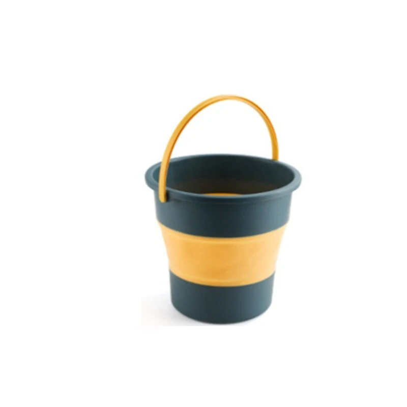 (image for) Space Saving Collapsible Bucket Foldable Portable Small Plastic Water Supplies for Outdoor Garden Camping Fishing Car Wash